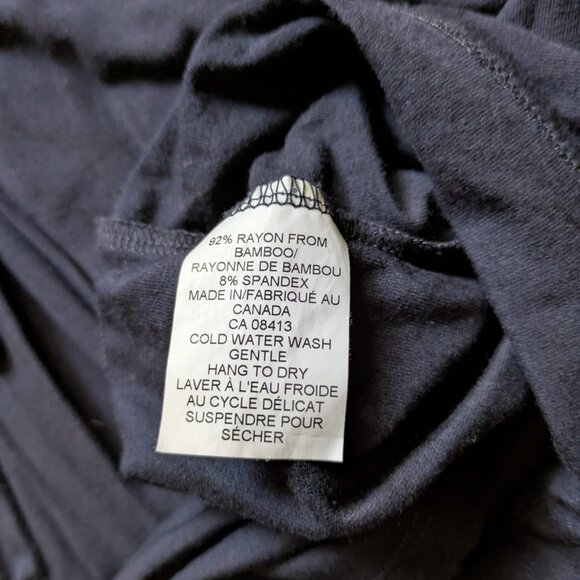 Brenda Beddome Faux Wrap Dress - Size 6 - Navy Blue - Picture 7 of 7